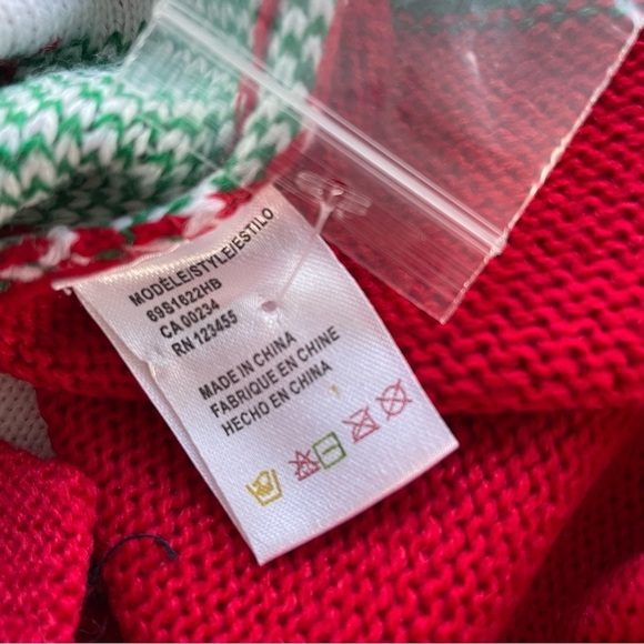 Miss Dazzle Ugly Sweater XS Two Hook and Latch Balls NWT - Picture 6 of 16